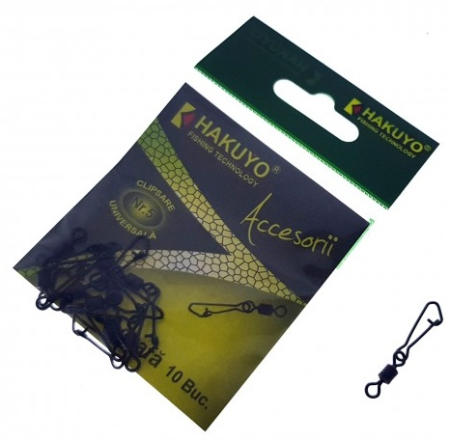 Accesorii monturi crap - AGRAFA CU VARTEJ HAKUYO