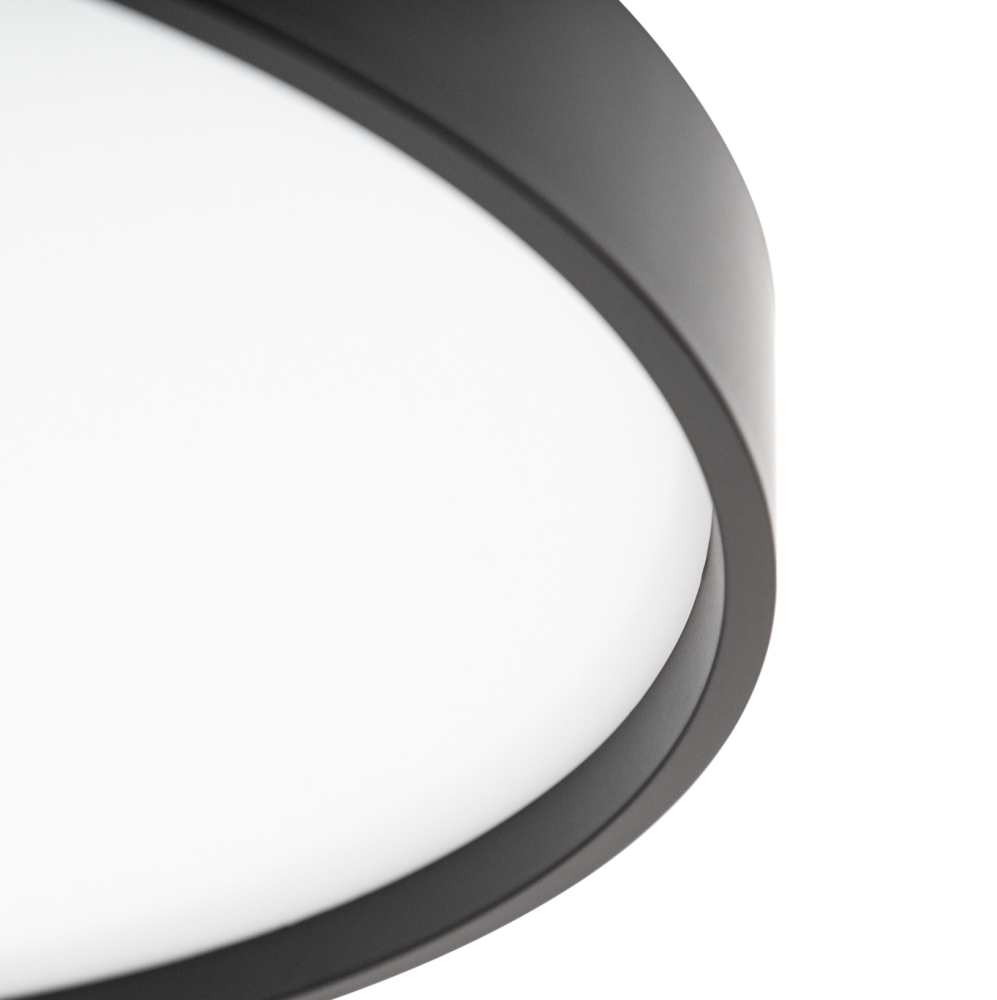Plafonieră LED 36W ORO NUBE neagra 3850lm 4000K design modern Ø385 mm [3]