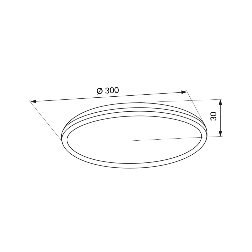 Plafonieră LED ORO LUVIO 18W Dimabilă IP54 [5]