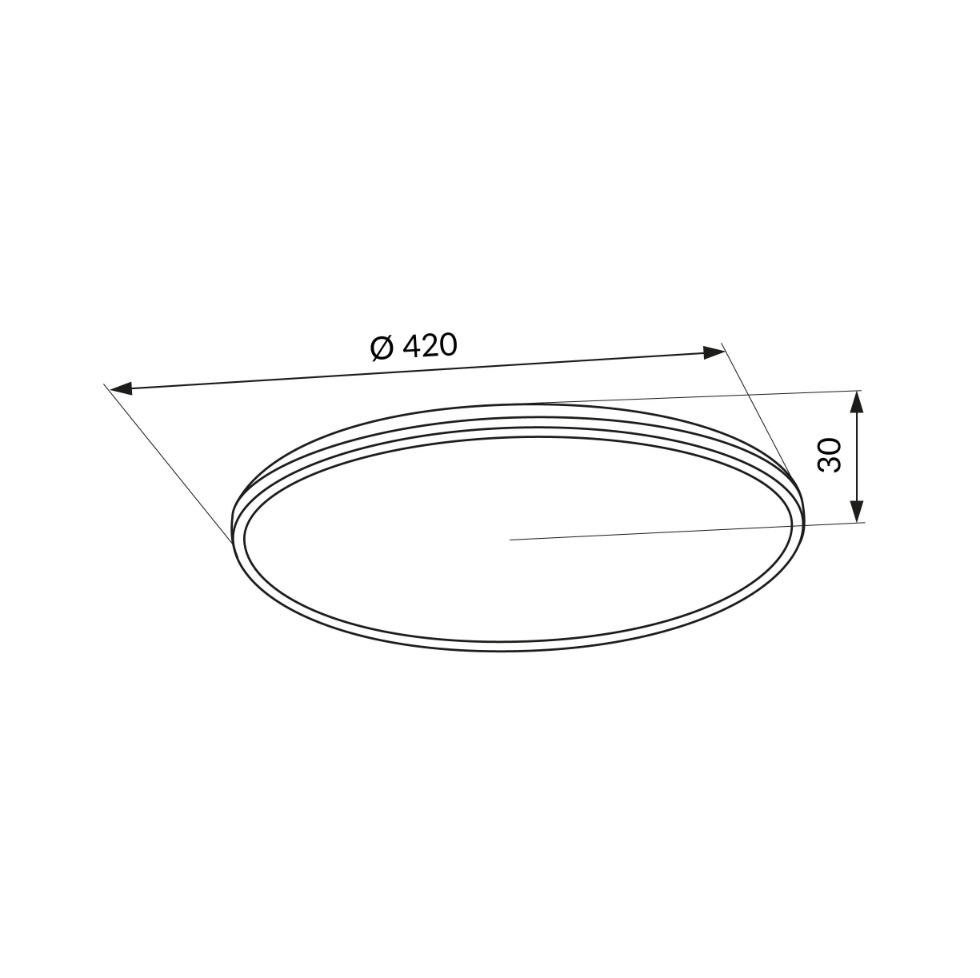 Plafonieră LED ORO LUVIO 24W Dimabilă IP54 [8]