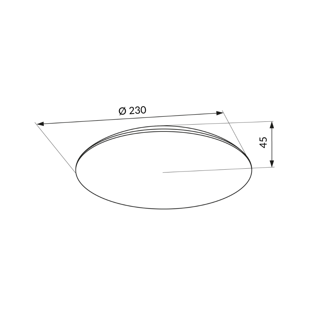 Plafonieră LED ORO TURI 12W cu Senzor Microunde [6]