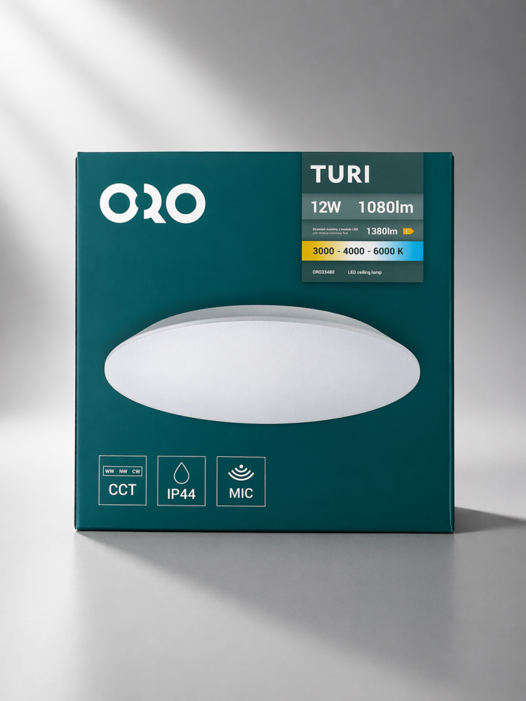 Plafonieră LED ORO TURI 12W cu Senzor Microunde [4]