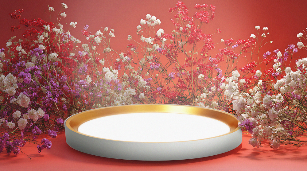 Plafoniera LED ORO BENTO 36W Alb Auriu [6]