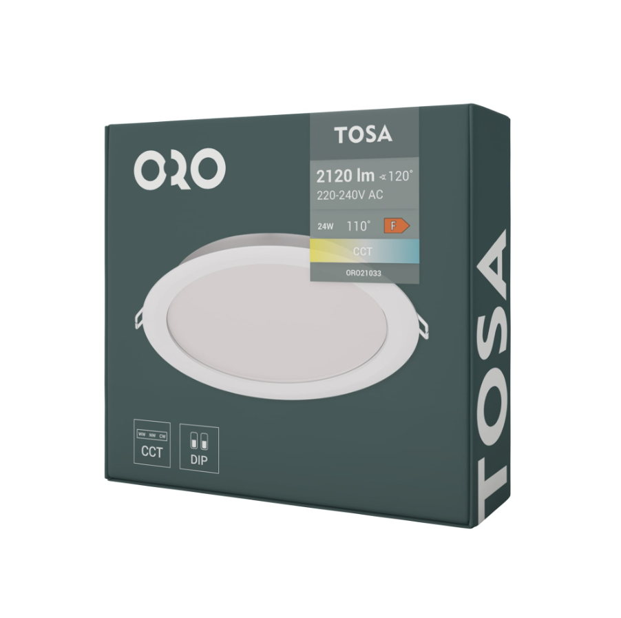 Spot LED ORO TOSA 24W CCT Rotund [6]