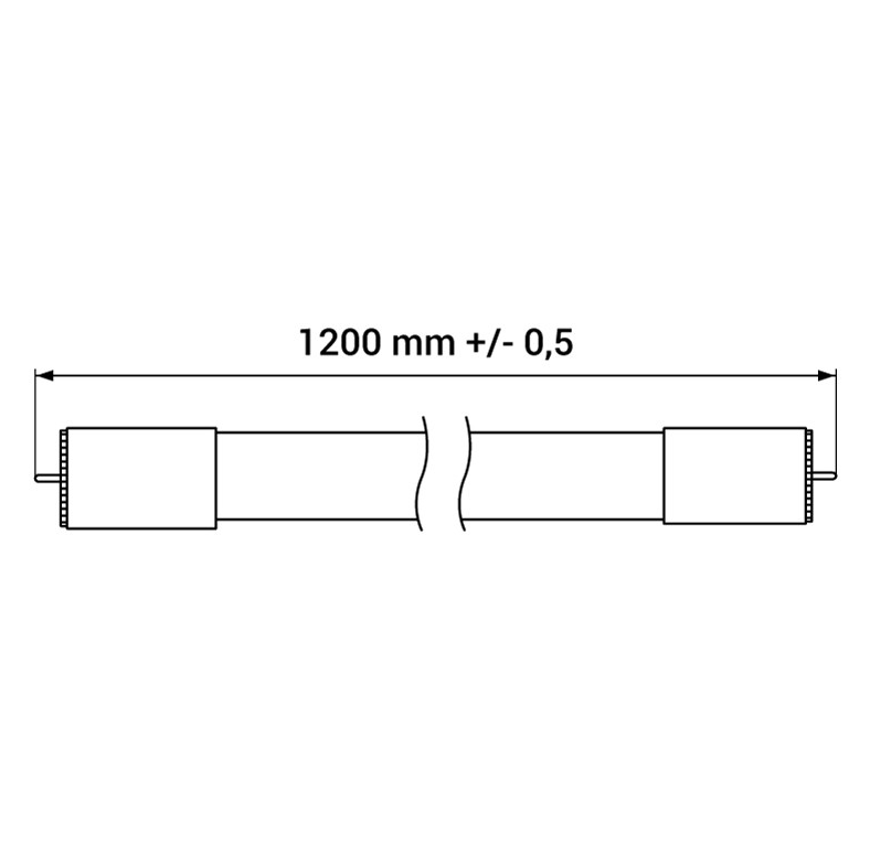 Tub LED T8 ORO Glass Power 18W 120 cm [3]