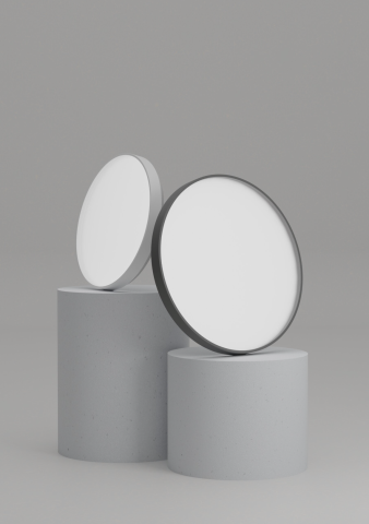 Plafonieră LED 36W ORO NUBE neagra 3850lm 4000K design modern Ø385 mm [6]