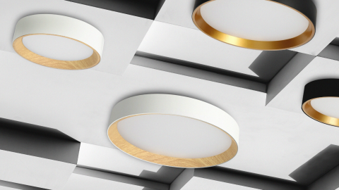 Plafoniera LED ORO BENTO 36W Alb Lemn [1]