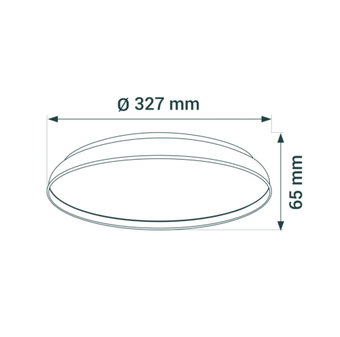 Plafoniera LED ORO NUBE GOLD 24W 4000K [5]
