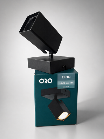 Spot LED ORO ELON 1xGU10 Negru [4]