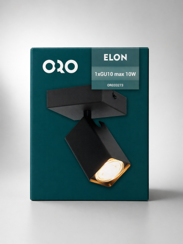 Spot LED ORO ELON 1xGU10 Negru [3]