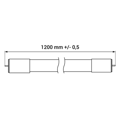 Tub LED T8 ORO Glass Power 18W 120 cm [2]