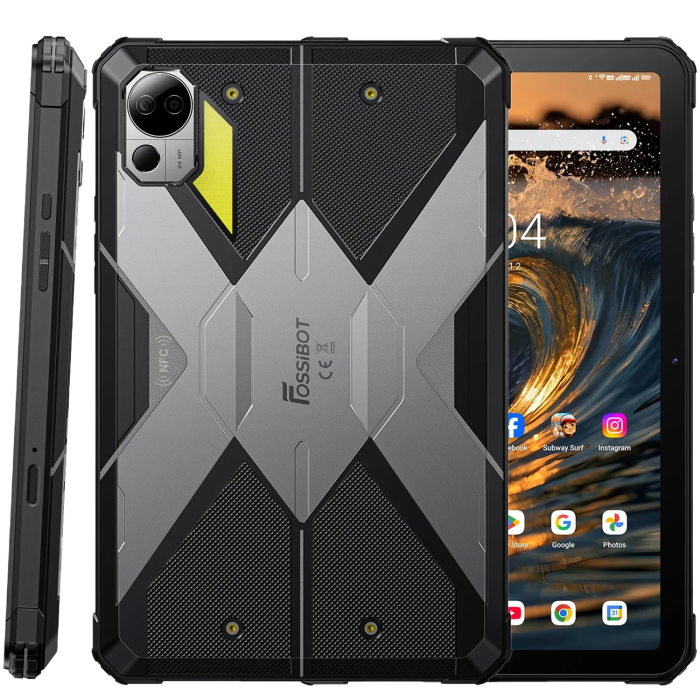 Tableta rugged Fossibot DT3 5G 256GB 10.4-inch 2K Stereo 21560mAh NFC IP68/IP69K Android 15 [3]
