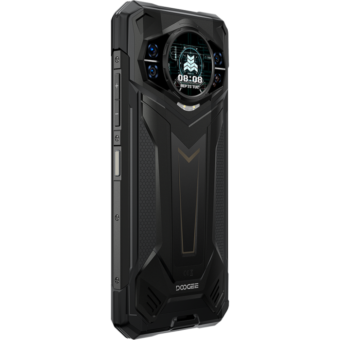 Telefon Doogee S200 Plus 5G Dual Display 6.72-inch 120Hz IPS + 1.32-inch AMOLED 8-Core Dimensity 7300 12GB + 512GB NFC 10100mAh Android 14 Black [8]