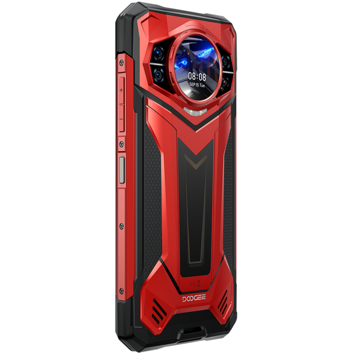 Telefon Doogee S200 Plus 5G Dual Display 6.72-inch 120Hz IPS + 1.32-inch AMOLED 8-Core Dimensity 7300 12GB + 512GB NFC 10100mAh Android 14 Red [9]