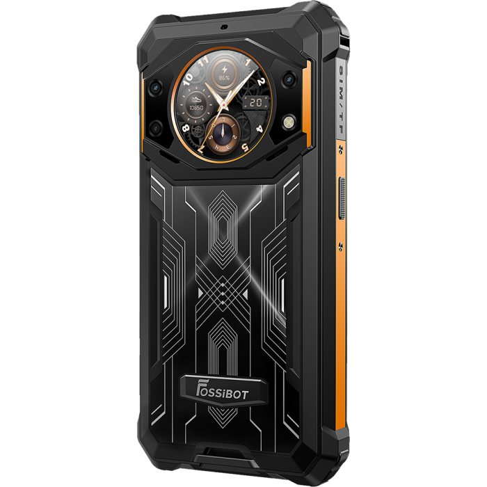 Telefon Fossibot F101 Pro 4G Dual SIM 5.45-inch IPS 8-Core Helio P60 8GB RAM + 128GB 10600mAh NFC IP68/IP69K Android 13 Orange [6]