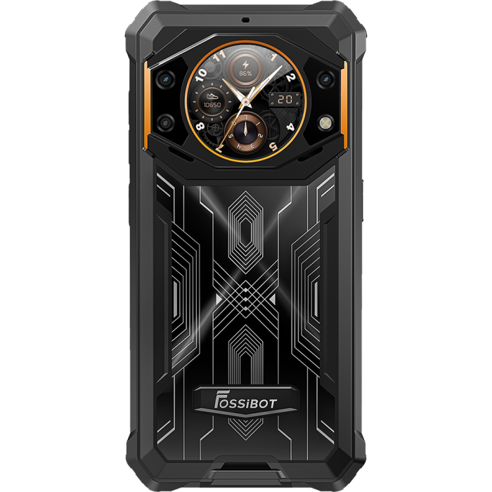 Telefon Fossibot F101 Pro 4G Dual SIM 5.45-inch IPS 8-Core Helio P60 8GB RAM + 128GB 10600mAh NFC IP68/IP69K Android 13 Orange [7]