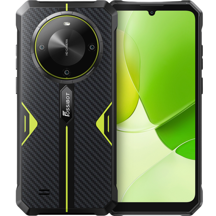 Telefon Fossibot F105 4G Dual SIM 6.75-inch IPS Octa-Core 4GB + 64GB 10300mAh Android 14 Green [2]