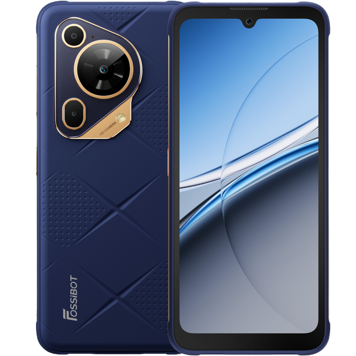 Telefon Fossibot F112 Pro Slim 5G 256GB 7150mAh NFC Android 14 Blue [2]
