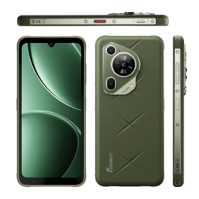 Telefon Fossibot F112 Pro Slim 5G 256GB 7150mAh NFC Android 14 Green [8]