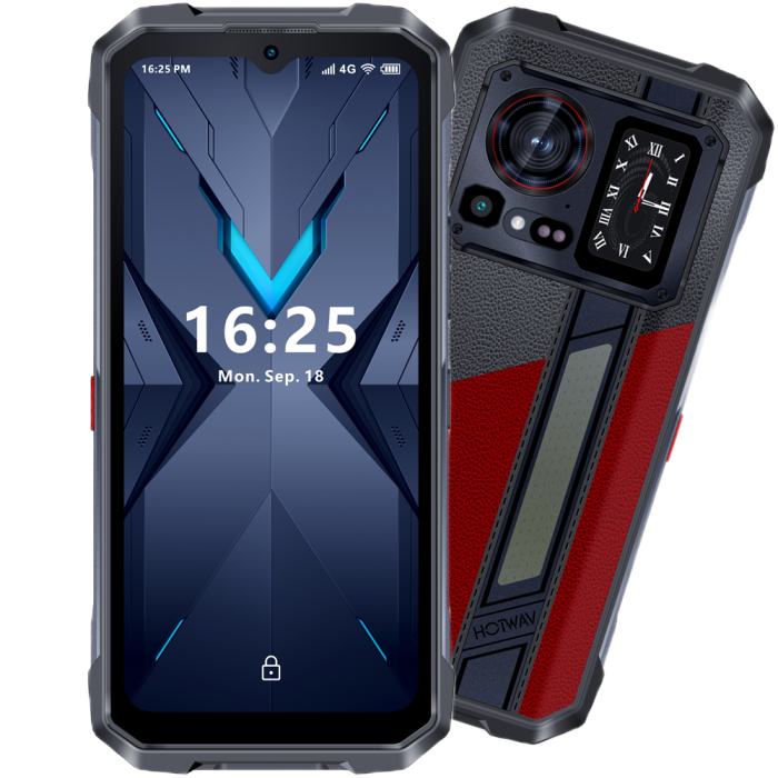 Telefon Hotwav Hyper 7 Pro Dimensity 7050 5G 256GB NFC Dual Screen Magma Red [1]