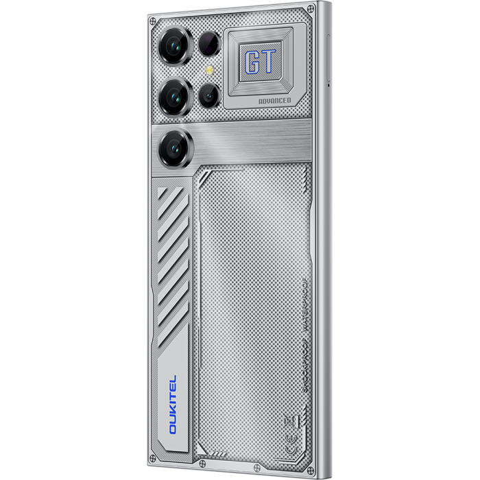 Telefon Oukitel C61 GT, 4G, Octa-Core, 6.88" IPS 90Hz, 16GB RAM / 128GB, 5150mAh, NFC, Android 15, Silver [8]