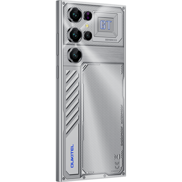 Telefon Oukitel C61 GT, 4G, Octa-Core, 6.88" IPS 90Hz, 16GB RAM / 128GB, 5150mAh, NFC, Android 15, Silver [6]