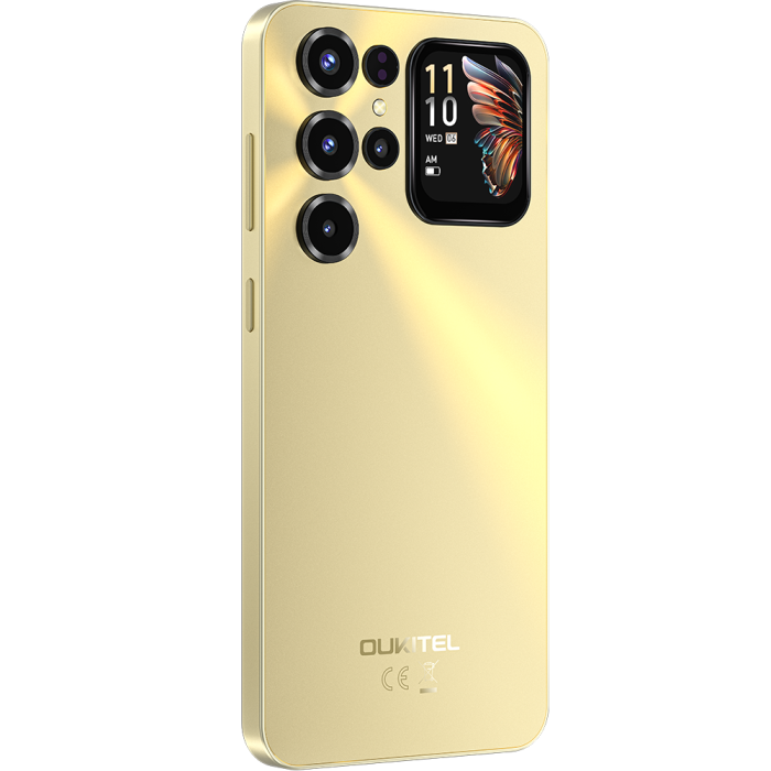 Telefon Oukitel C68 Plus, 4G, Octa-Core, Dual Display 7.2" 120Hz + 1.81" IPS, 16GB RAM 128GB, NFC, 6000mAh, Android 15, Gold [9]