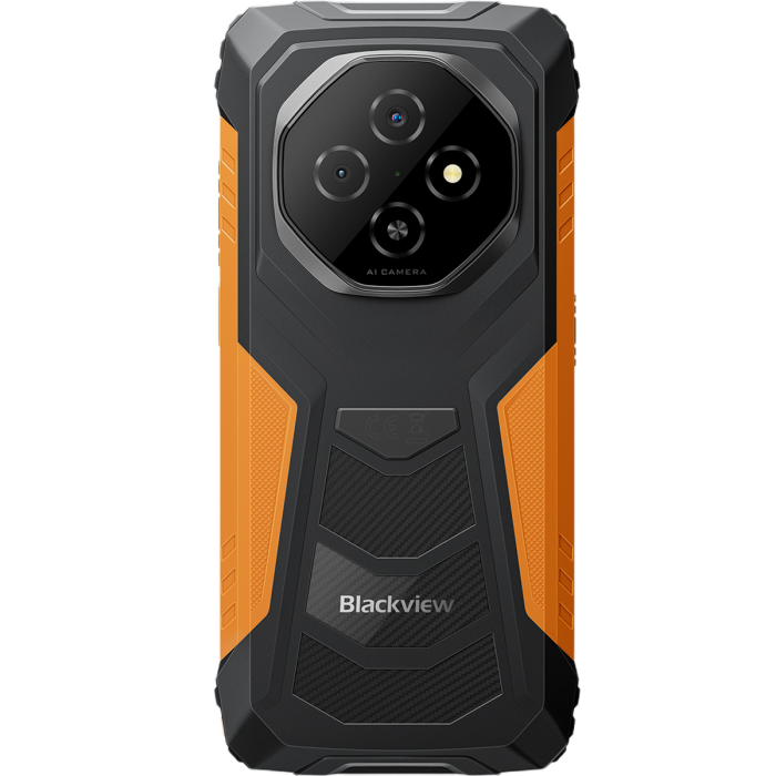 Telefon rugged Blackview FORT 1 4G Dual SIM 6.56" 90Hz HD+ 4GB RAM 128GB NFC 10000mAh Android 15 Orange [7]