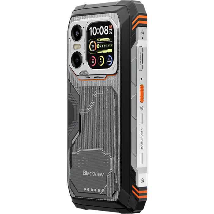 Telefon rugged Blackview Xplore 1 5G Dual SIM 16GB RAM 512GB Dual Display 6.78" 2K 120Hz + 2-inch NFC 20000mAh Android 15 Orange [6]