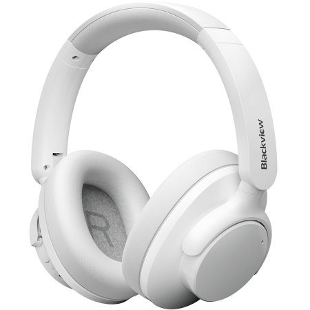 Blackview - Casti wireless Blackview Fitbuds H1, BT 5.4, ANC, 40mm, 20Hz - 20kHz, HI-Res, White