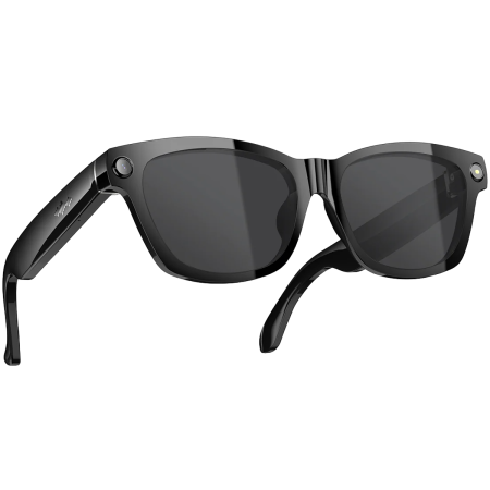 Blackview - Ochelari Smart Blackview BV100 AI Smart, Camera 8MP Full HD, Bluetooth 5.4 + WiFi, Stereo, Microfon, Noise Reduction, 220mAh, Black