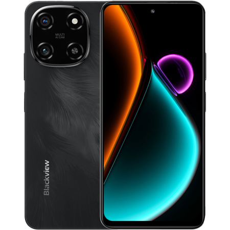 Blackview - Telefon Blackview Color 6 4G 8GB RAM + 256GB Android 15 Black