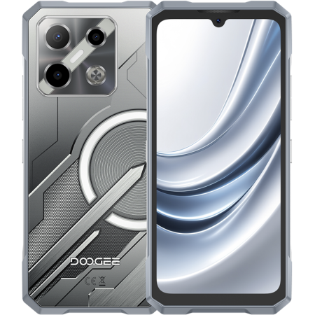 Doogee - Telefon Doogee Blade GT Pro 5G Dimensity 7025 512GB 6.72" IPS 120Hz RGB Light NFC IP68/IP69K Android 14 Silver