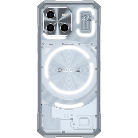 Telefon Doogee Blade GT Ultra 5G Dimensity 7300 512GB 16GB RAM 6.72" IPS 120Hz RGB Light NFC IP68/IP69K Android 14 Silver [4]