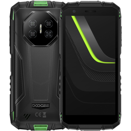 Doogee - Telefon Doogee Fire 3 4G Dual SIM 5.5-inch IPS 8-Core 64GB NFC 8350mAh Android 15 Green