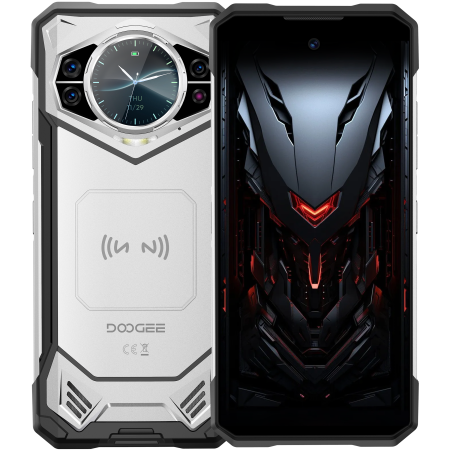 Telefoane Mobile - Telefon Doogee S200 Dimensity 7050 5G 256GB Android 14 Silver
