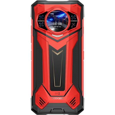 Telefon Doogee S200 Plus 5G Dual Display 6.72-inch 120Hz IPS + 1.32-inch AMOLED 8-Core Dimensity 7300 12GB + 512GB NFC 10100mAh Android 14 Red [4]