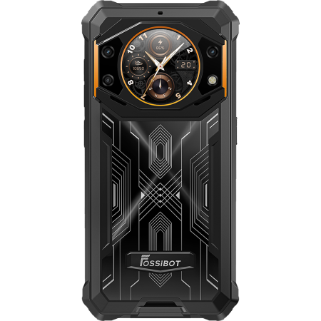 Telefon Fossibot F101 Pro 4G Dual SIM 5.45-inch IPS 8-Core Helio P60 8GB RAM + 128GB 10600mAh NFC IP68/IP69K Android 13 Orange [6]