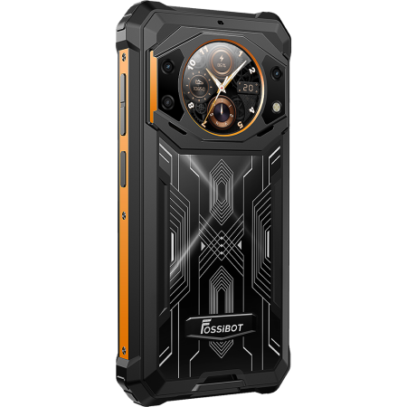 Telefon Fossibot F101 Pro 4G Dual SIM 5.45-inch IPS 8-Core Helio P60 8GB RAM + 128GB 10600mAh NFC IP68/IP69K Android 13 Orange [7]