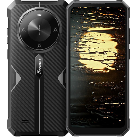 Telefon Fossibot F105 4G Dual SIM 6.75-inch IPS Octa-Core 4GB + 64GB 10300mAh Android 14 Black [1]