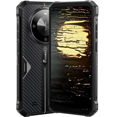 Fossibot - Telefon Fossibot F105 4G Dual SIM 6.75-inch IPS Octa-Core 4GB + 64GB 10300mAh Android 14 Black