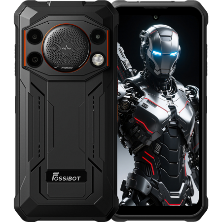 Telefon Fossibot F110 Pro 5G Dual SIM 6.75-inch IPS 8-Core Dimensity 6300 8GB RAM + 128GB NFC 128dB Big Speaker 10000mAh IP68/IP69K Android 15 Orange [3]