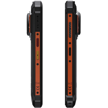 Telefon Fossibot F110L 4G Dual SIM 6.75-inch IPS Octa-Core 4GB + 128GB NFC 128dB Big Speaker 10000mAh IP68/IP69K Android 15 Orange [5]