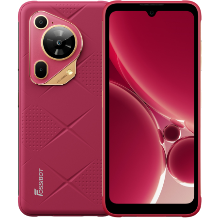 Telefon Fossibot F112 Pro Slim 5G 256GB 7150mAh NFC Android 14 Red [1]