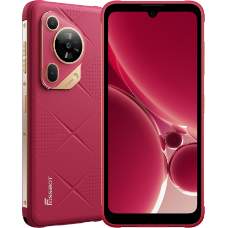 Fossibot - Telefon Fossibot F112 Pro Slim 5G 256GB 7150mAh NFC Android 14 Red