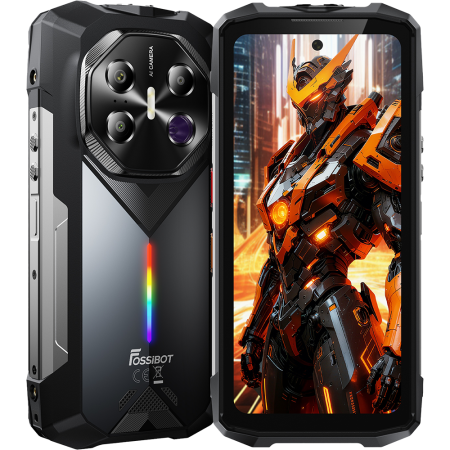 Fossibot - Telefon Fossibot F113 5G Dual SIM 6.78-inch 120Hz IPS 8-Core Dimensity 7050 12GB RAM + 256GB NFC Ambient Light RGB Camera 64MP Long-Distance Night Vision 20000mAh IP68/IP69K Android 15