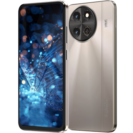 Hotwav - Telefon Hotwav Note 18 Pro 4G 128GB 7.2-inch 120Hz Camera 48+8MP RGB 6200mAh NFC Android 15 Gold