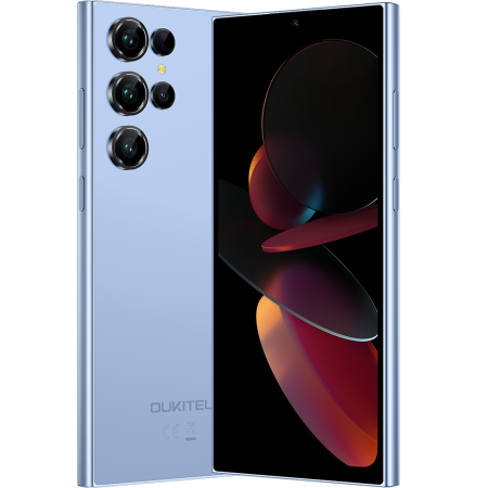Oukitel - Telefon Oukitel C61, 4G, Octa-Core, 6.88' HD+ 90Hz, 16GB RAM 128GB, NFC, 5150mAh, Android 15, Blue