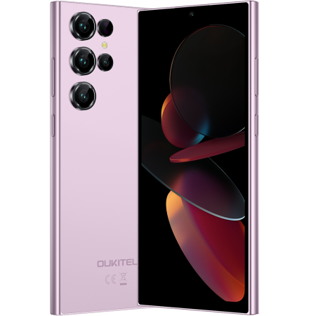 Oukitel - Telefon Oukitel C61, 4G, Octa-Core, 6.88' HD+ 90Hz, 16GB RAM 128GB, NFC, 5150mAh, Android 15, Purple