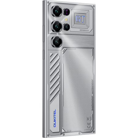 Telefon Oukitel C61 GT, 4G, Octa-Core, 6.88" IPS 90Hz, 16GB RAM / 128GB, 5150mAh, NFC, Android 15, Silver [5]